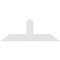Ekena Millwork Portland Architectural Grade PVC Gable Bracket, 36"W x 13 1/2"H x 2"D x 4"F, 9/12 Pitch GBP036X14X0204POR00 - alternate 2